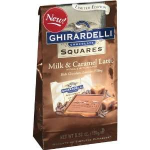 Ghirardelli Chocolate Milk & Caramel Latte Squares 5.32 oz