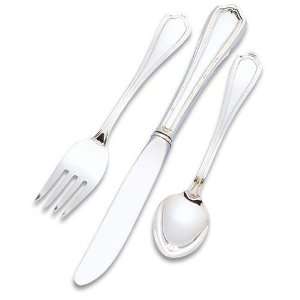  Reed and Barton Petite Sterling 3 Piece Baby Fork & Spoon 