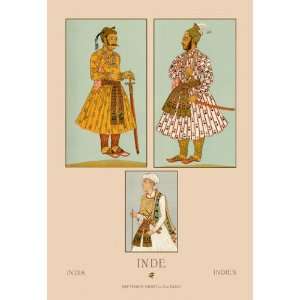  Indi Mogul Emperors 28x42 Giclee on Canvas