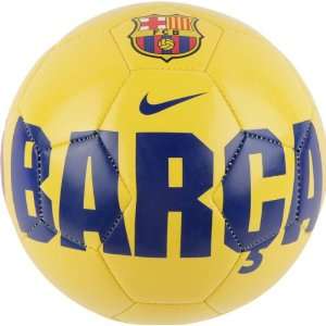  Barcelona Nike Supporter Soccer Ball   Size 4 Sports 