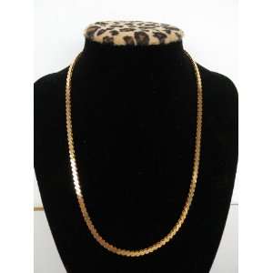   Gold plated 16 S Chain Link Necklace 3mm wide L@@K!: Everything Else