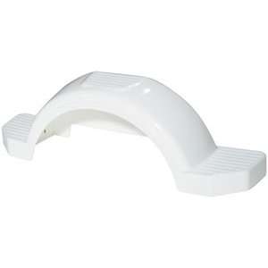 FULTON TRAILER FENDERS PLASTIC FENDER, 15 TIRE SIZE, WHITE #008575