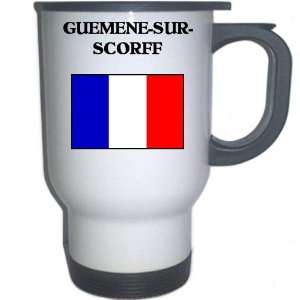  France   GUEMENE SUR SCORFF White Stainless Steel Mug 