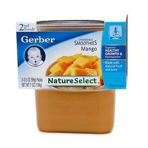 Gerber 2nd Foods NatureSelect Baby Food, Mango Fruit, 2 ea