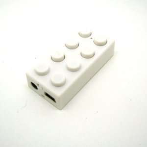  Building block White Mini  Player Supports 8GB Micro SD Card 
