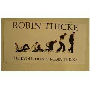  The Evolution of Robin Thicke Poster 2 sided Everything 