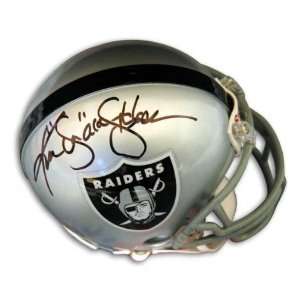  Autographed Ken Stabler Oakland Mini Helmet Inscribed The 