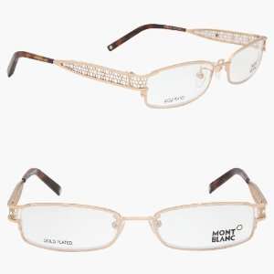  2011 MONT BLANC 152 Eyeglasses Frames   Gold (F90 52 