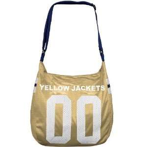   Tech Yellow Jackets Gold Jersey Messenger Bag