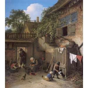 Hand Made Oil Reproduction   Adriaen van Ostade   32 x 36 inches   The 