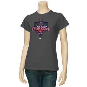   Angels of Anaheim Ladies Charcoal 2009 Division Champs T shirt (Small