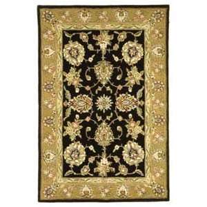  Safavieh Traditions TD606B Black and Gold Traditional 4 x 
