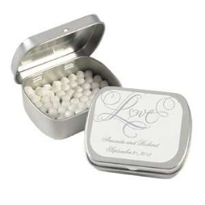 Personalized Love Wedding Tins With Grocery & Gourmet Food