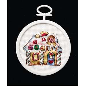  Gingerbread House Mini Counted Cross Stitch Kit: Home 