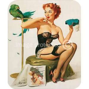   You Dont Vintage Gil Elvgren Pinup Girl Art MOUSE PAD: Office Products