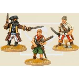    Crusader Miniatures   Pirates Buccaneers (3) Toys & Games