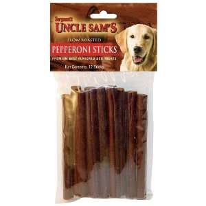  Sergeants Pepperoni Sticks 12 Count Dog Treat Pet 