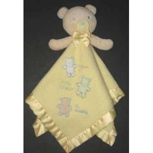  Carters YELLOW Hug A Bear Security Blanket Lovey: Toys 