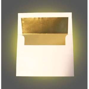   Gold Foil Lined Envelopes   100 Envelopes