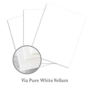  Via Vellum Pure White Paper   1000/Carton