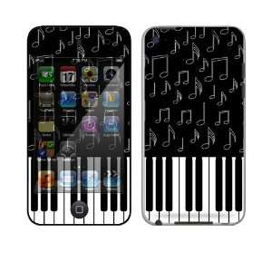  Apple iPod Touch 4th Gen Skin Decal Sticker   I Love Piano 