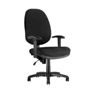   , High Back, Large Chair, w/ Arms (Black Fabric): Office Products