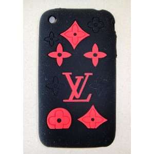  iPhone 3G 3Gs Black Designer Silicone Cover CASE: Cell 