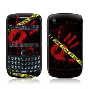  Crime Scene Design Skin Decal Sticker for Blackberry Curve 