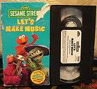 Sesame Streets Lets Make Music features the cast of STOMP! Vhs 