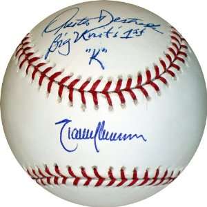 com Orestes Destrade & Randy Johnson Autographed Baseball   Dual Big 