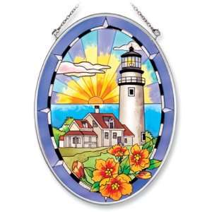   Cape Cod Lighthouse Design, 5 1/4 Inch by 7 Inch Oval: Home & Kitchen