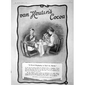    1903 ADVERTISEMENT VAN HOUTENS COCOA CHOCOLATE