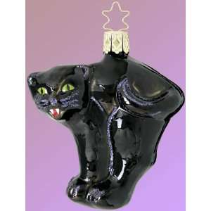   BLACK CAT MIDNIGHT Halloween Ornament Inge Germany NEW: Home & Kitchen