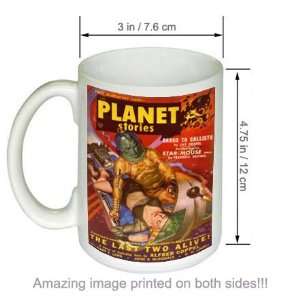  Planet Stories Magazine Sci Fi Fantasy Vintage COFFEE MUG 