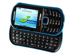 Samsung Intensity U460 II   Metallic blue Verizon Smartphone  