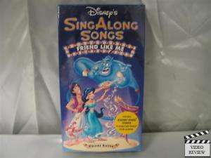 Disney Sing Along Songs   Friend Like Me VHS 717951730039  