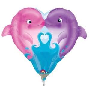  Love Balloons   Kissing Dolphins Mini Shape Toys & Games