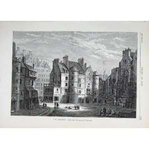    Edinburgh 1882 Tolbooth Buildings Scotland Street: Home & Kitchen