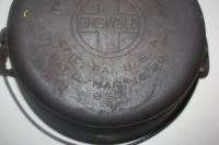 Griswold Mfg. Cast Iron Tite top Dutch oven Erie RARE cast iron 