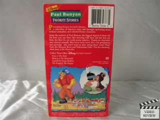 Paul Bunyan VHS Disneys Favorite Stories 786936393835  