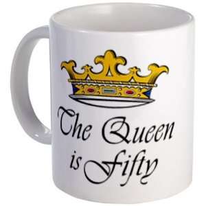 50th birthday gifts woman Funny Mug by CafePress:  Kitchen 