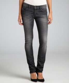Diesel dark grey stretch denim Livy slim leg jeans   up to 