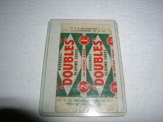 Topps Doubles Baseball Playing Cards, 1 Cent Wrapper, 1951!