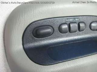   Overhead Console Information Sunroof Message Center 10437132  