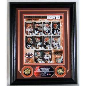  Cleveland Browns Team Force Photo Mint: Sports & Outdoors