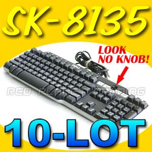 10 LOT Dell Keyboards DJ425 N6250 TH836 SK 8135 No Knob  