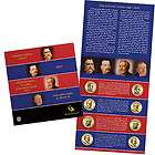   States Mint Presidential $1 Coin Uncirculated Set   8 Stunning Coins