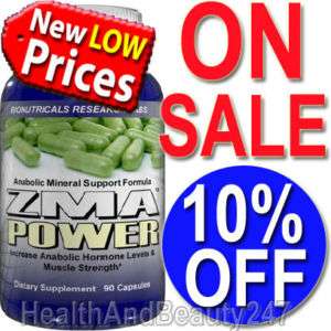 ZMA Power 90 Capsules  Anabolic Mineral Support Formula  