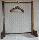   WOOD DOLL CLOTHES RACK FOR 18 AMERICAN GIRL SPECIAL WALNUT STAIN