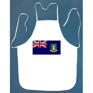  British Virgin Islands Flag BBQ Barbeque Apron with 2 